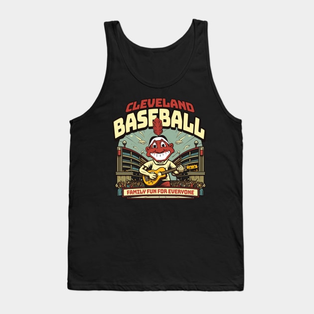Cleveland Baseball - Family Fun For Everyone Tank Top by mbloomstine